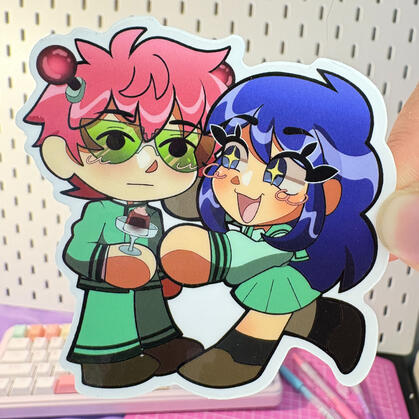 Disasterous Life of Saiki K, Teruhashi & Saiki, (May 2025, Digital art)