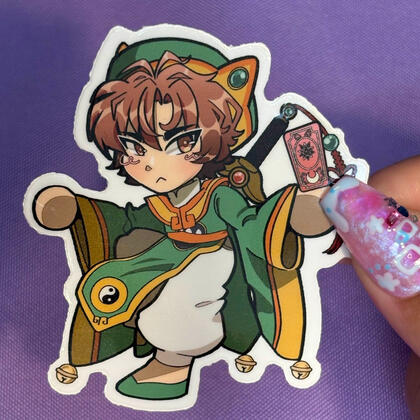CLAMP Sticker series, Cardcaptor Syaoran (May. 2025, Digital art)