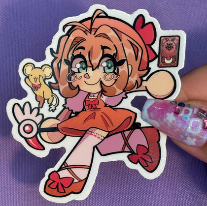 CLAMP Sticker series, Cardcaptor Sakura (May. 2025, Digital art)