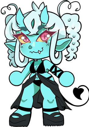 OC Alien series, Fsyla Succu-Ephemeraus (June 2024, Digital art)