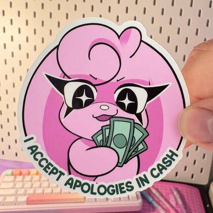 Bunnii Doodles Mascot, Money Scribla (June. 2025, Digital art)