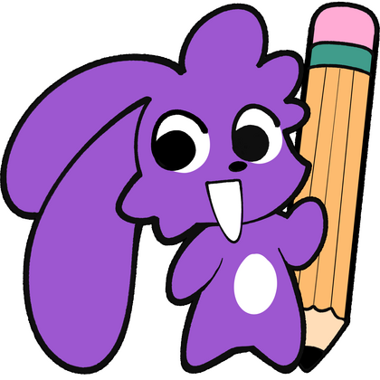 Bunnii Doodles Mascot, Etch (May. 2025, Digital art)