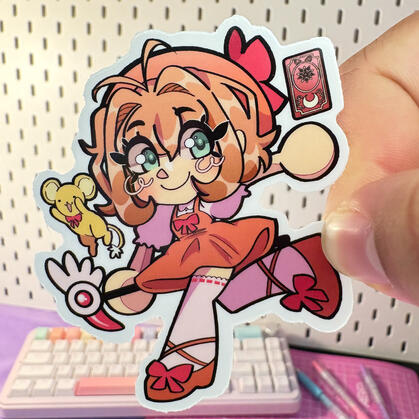 CLAMP Sticker series, Cardcaptor Sakura (May. 2025, Digital art)