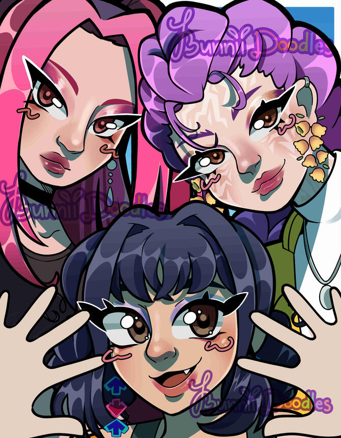 KPop Demon Huntrix, (December 2025, Digital art)