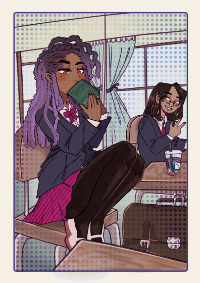 Komi-san Manga Couple Commission (February 2023, Digital art)