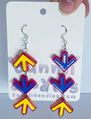 Dance Rhythm Arrow, Earrings (April 2025)