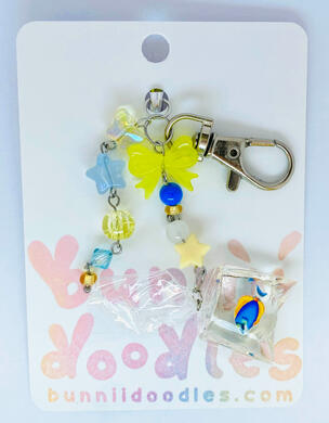 Aquarium Splash, Keychain Phone Charm (April 2025)